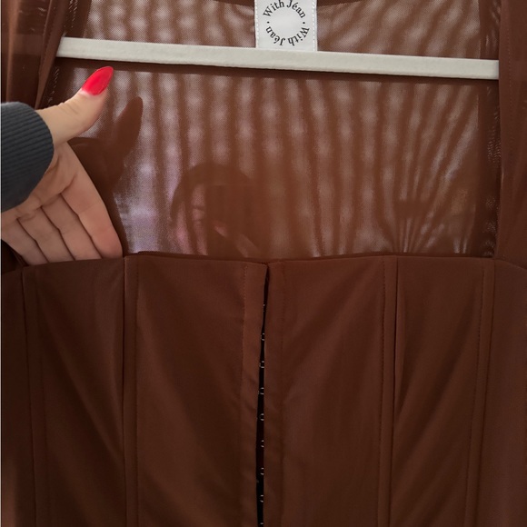 With Jean Al Top in Chocolate - Picture 3 of 6